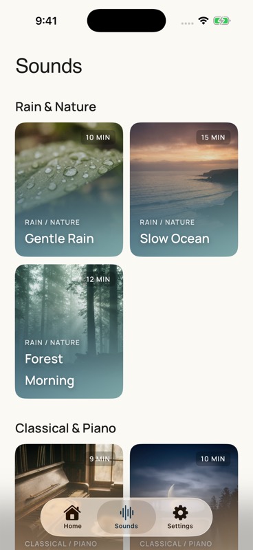 Stilla sound library with photo-blend cards